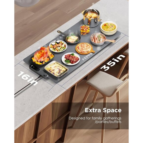 FEPPO Roll-Up Food Warmer with Timer & Temperature Control - Picture 5 of 7